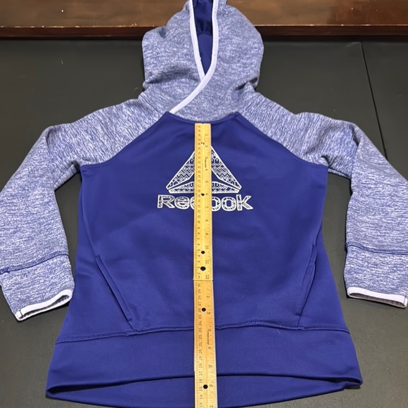Reebok Purple Athletic Hoodie Sweatshirt (Small) - Picture 4 of 4